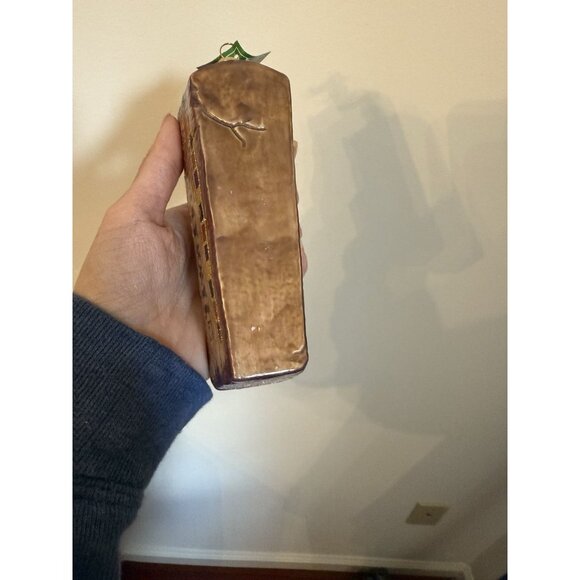 Slavic Treasures Glittered Creepy Coffin Ornament - Halloween Christmas Box Tag - Picture 5 of 9